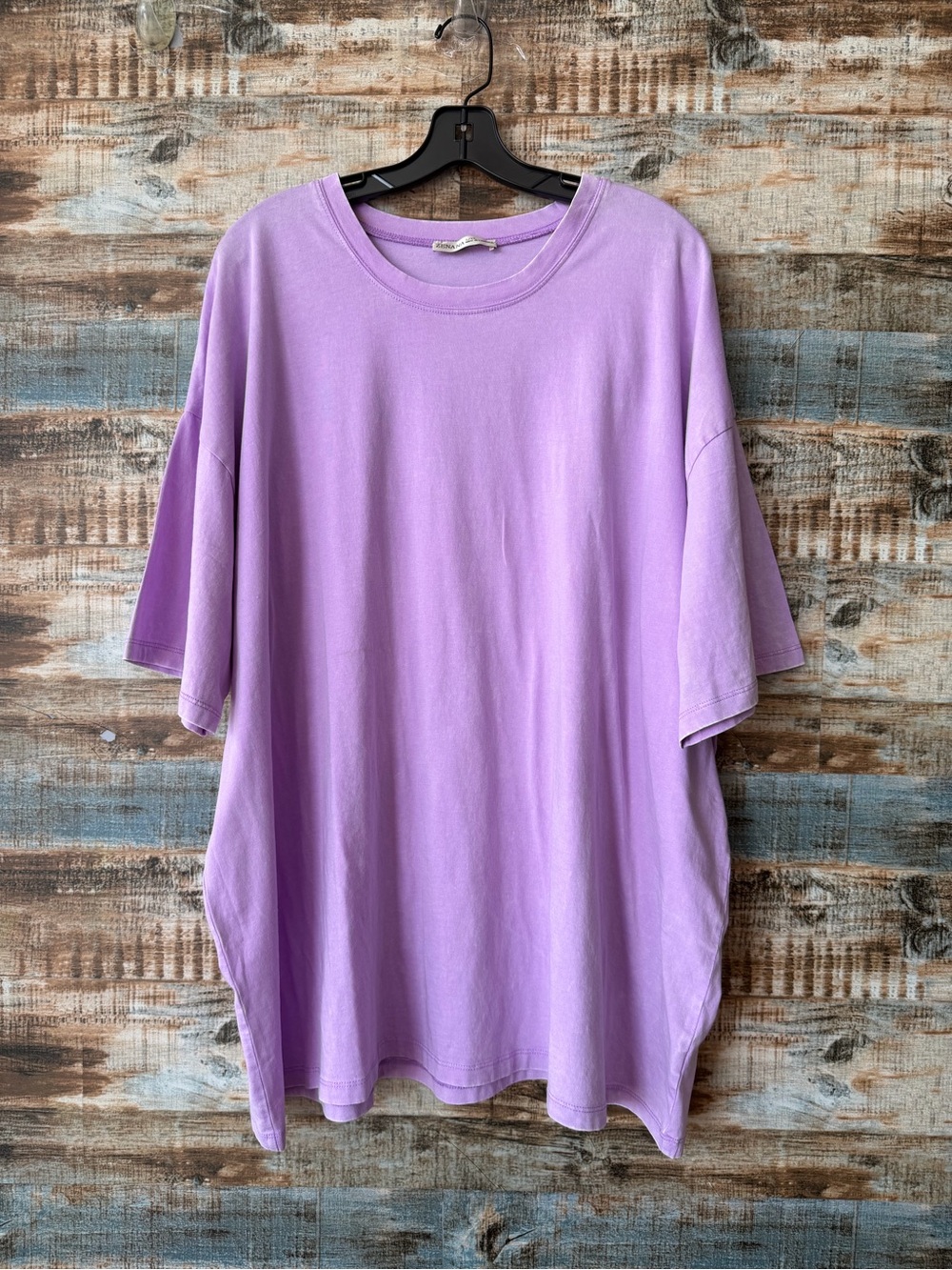 Zenana Lavender Oversized Boyfriend Box T
L/XL